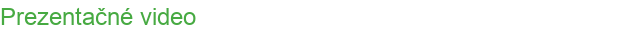 Prezentačné video